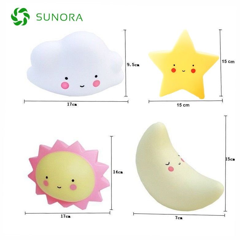 ĐÈN NGỦ SILICON CUTE DÙNG PIN CHO BÉ YÊU