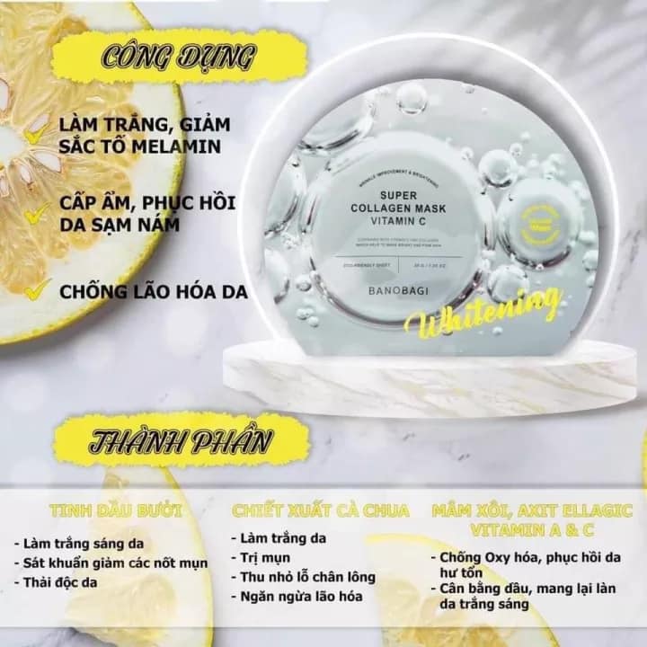 1 miếng nạ Mặt Nạ BANOBAGI SUPER COLLAGEN