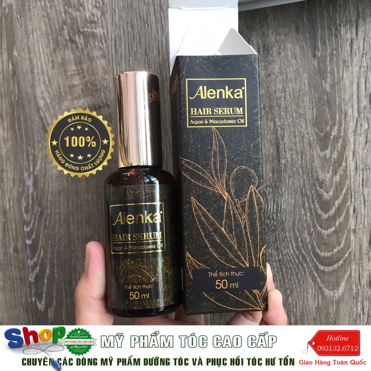 [chính hãng 100%] Tinh Dầu Dưỡng Tóc Giữ Nếp Tóc Uốn Alenka Hair Serum 50ml
