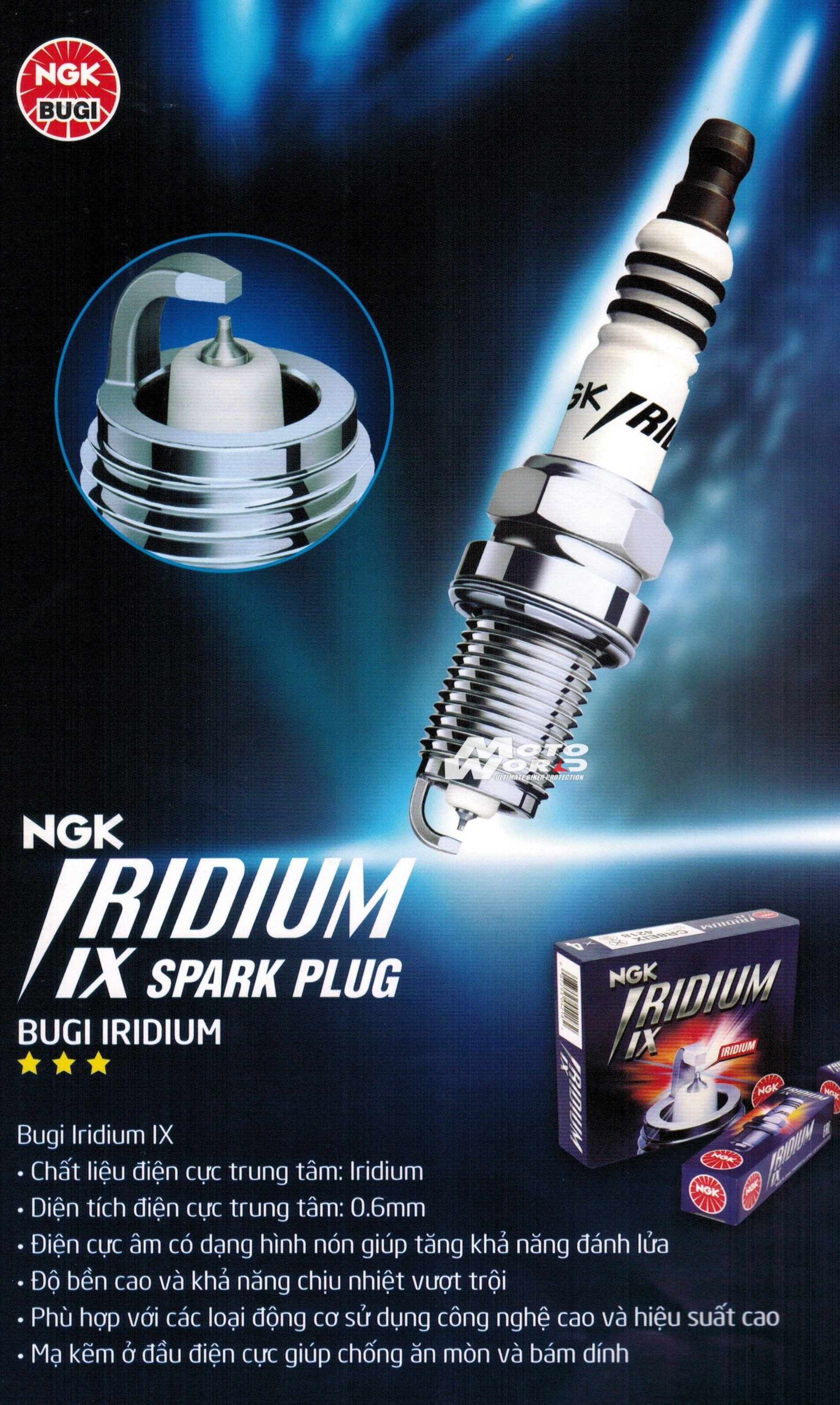 [HCM]Bugi NGK CPR8EAIX-9 Iridium