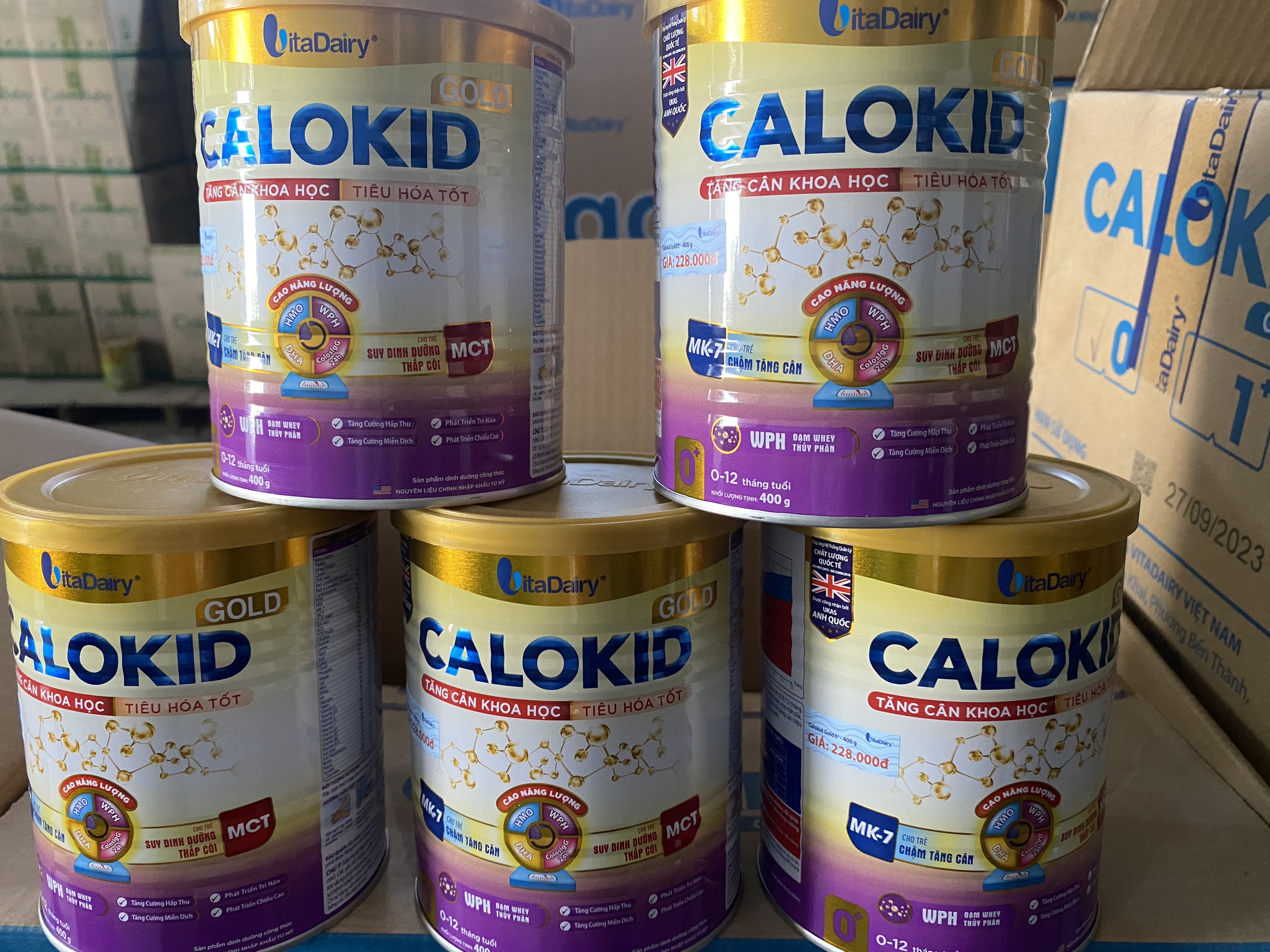 Sữa bột CALOKID Gold 0+ lon 900g ( Date 2025)