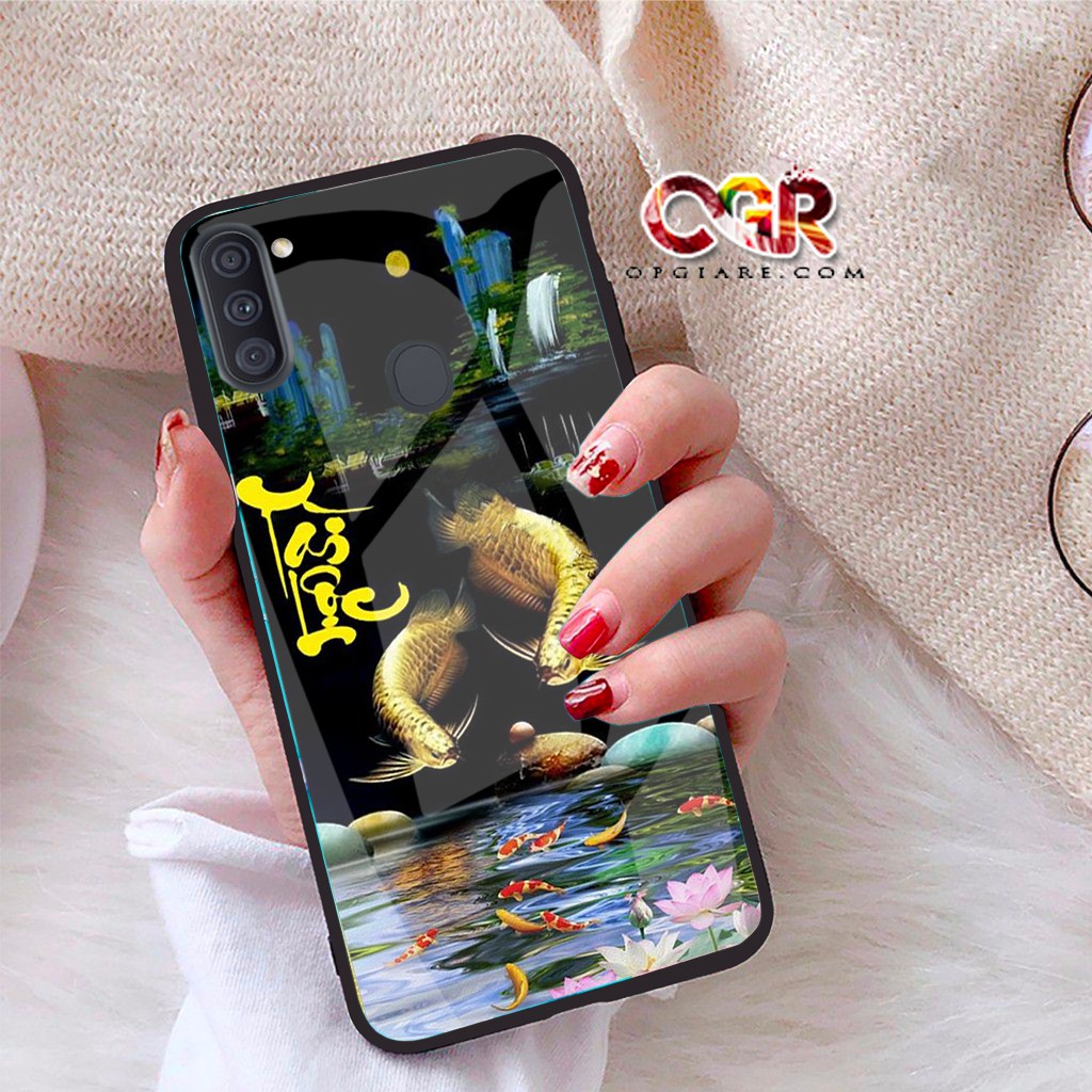 ốp lưng samsung A11 kính cường lực