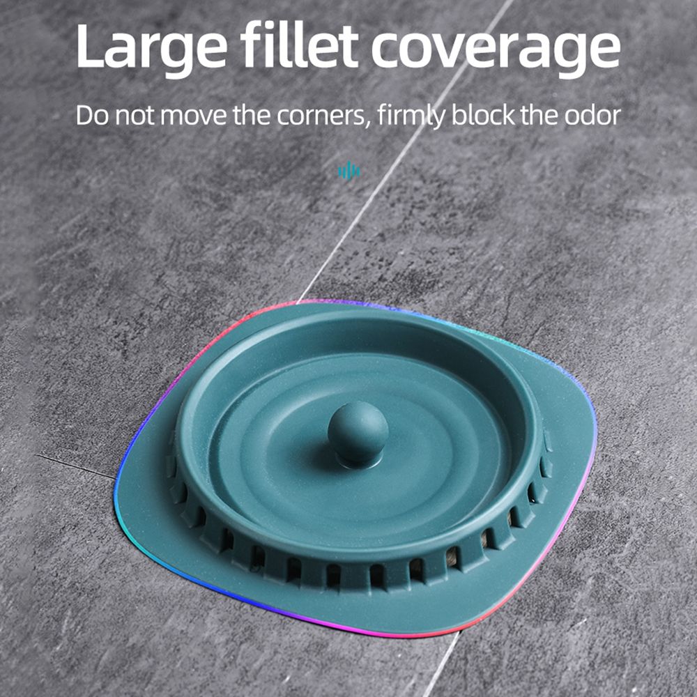 CORE Round Multifunction for Shower Room Kitchen Sink Drain-Floor Silicone Sealing Plug Sewer Filter Drain Cover Drain Plug Floor Drain Cover Bathroom Accessories