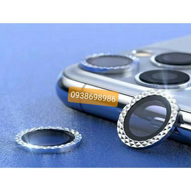Bộ 3 dán kim cương bảo vệ mắt camera iphone 13 pro max 13 13 pro 12 pro max,12 pro,12,12 mini ,11,11 pro ,11 pro max