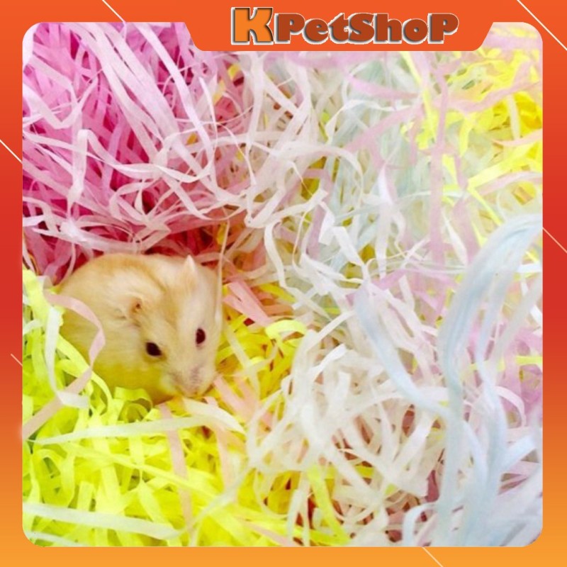 Rơm giấy tạo ổ ngủ cho Hamster, Sóc Bay Úc, Sóc Bông, Sóc Đất, Hamster mẹ ấp con...