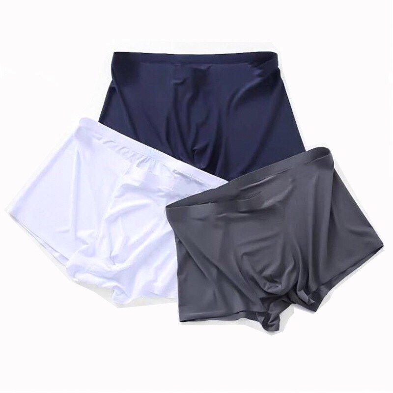 Quần Lót Nam. Sịp Đúc Lụa Chất Thun Lạnh Không Đường May