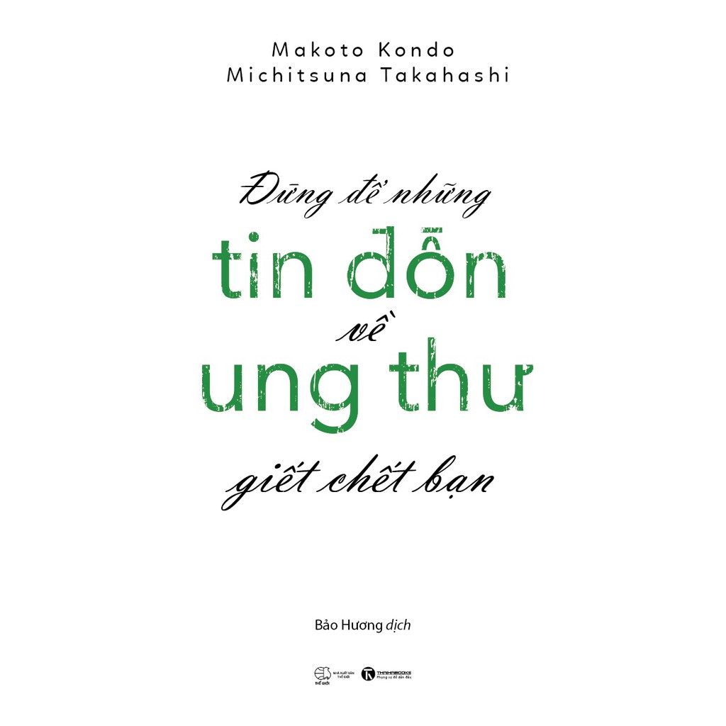 Sách - đừng để những tin đồn về ung thư giết chết bạn