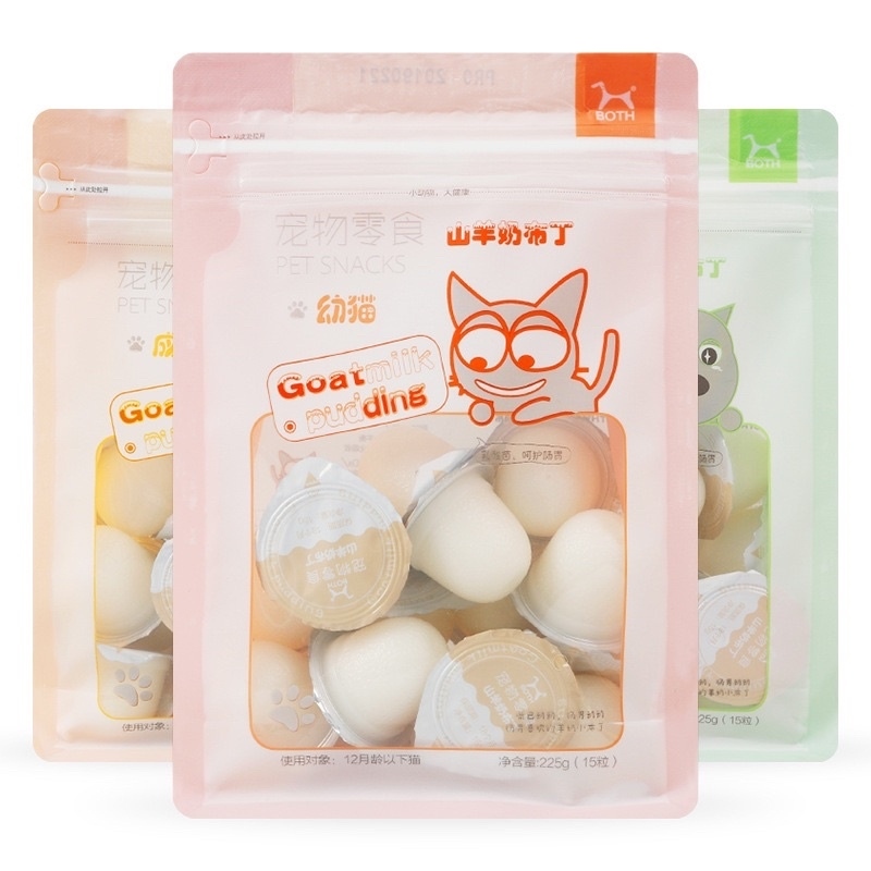 ✒♟ vn013 😺 Pudding sữa dê bổ sung canxi cho mèo lớn và mèo con 😺 viên x 15gr