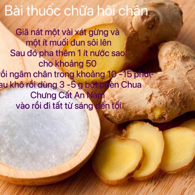 Bột Phèn chua chưng cất(50g) ngăn mồ hôi nách