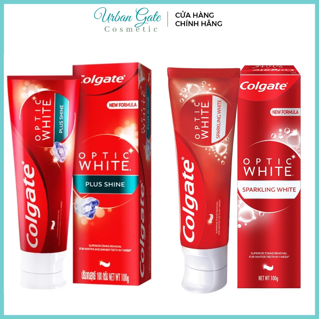 Toothpaste Colgate Optic White plus shine/sparkling white 100g cream Colgate