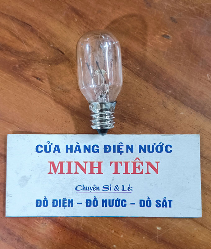 Bóng đèn tủ lạnh, máy may điện 220V dùng cho đuôi E12