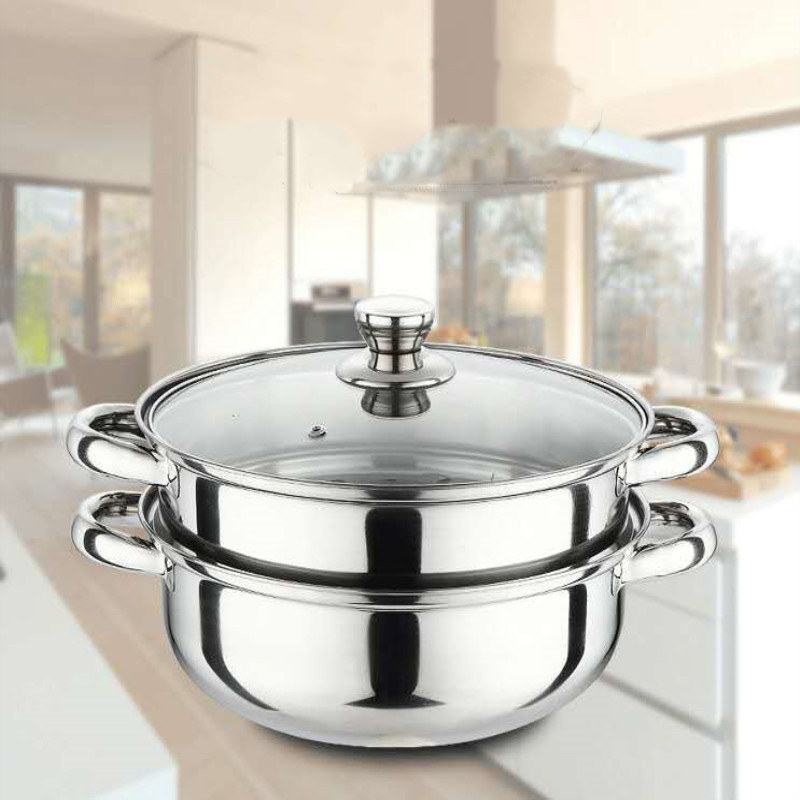 NỒI HẤP INOX 2 TẦNG SIZE 28CM