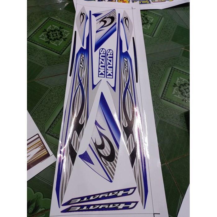 Tem rời hayate 208 xanh trắng