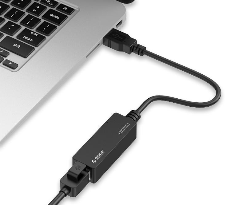 Đầu chuyển USB 2.0 sang cổng LAN ORICO UTJ-U2