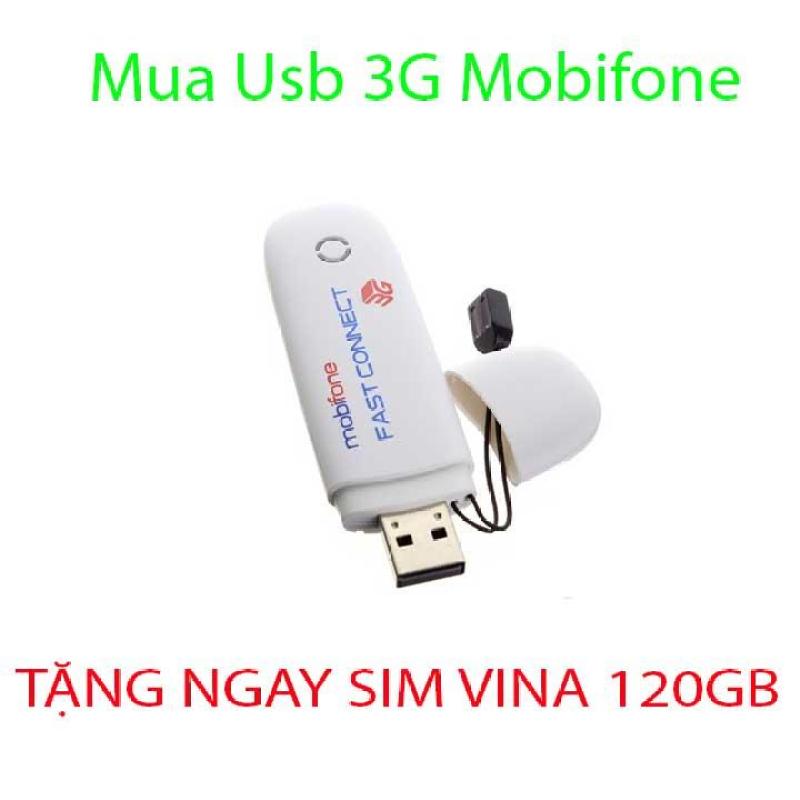 Bảng giá USB 3G MOBIFONE 7.2 Mbps dùng được tất cả các mạng Growntech - Tặng Kèm Siêu Sim Phong Vũ