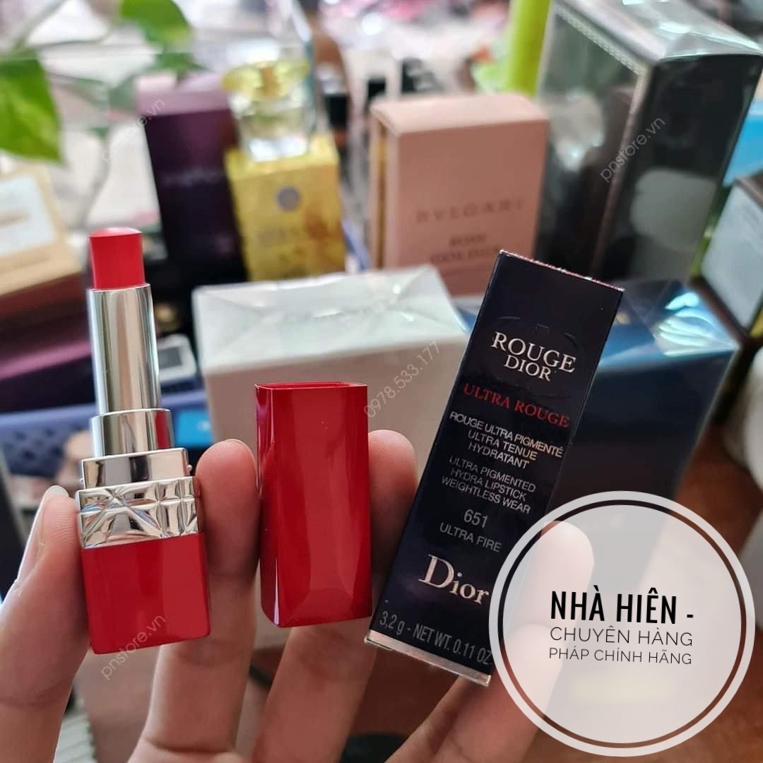 Son Dior Ultra Rouge màu 651 (xách tay Pháp chính hãng)