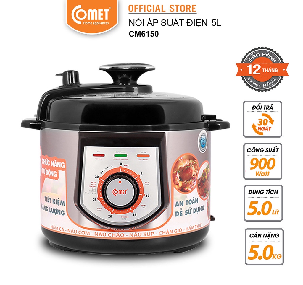 Nồi áp suất điện Comet - CM6150