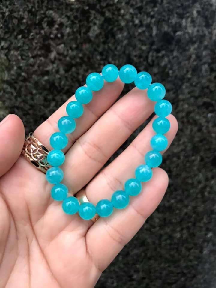 [HCM]VÒNG TAY AMAZONITE 8LY