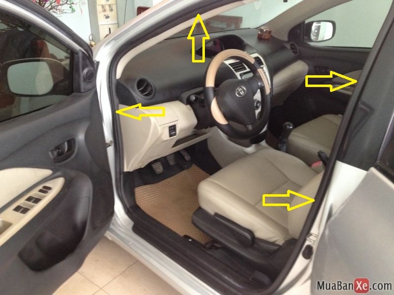 Gioăng / Ron khung cửa Vios 08-13