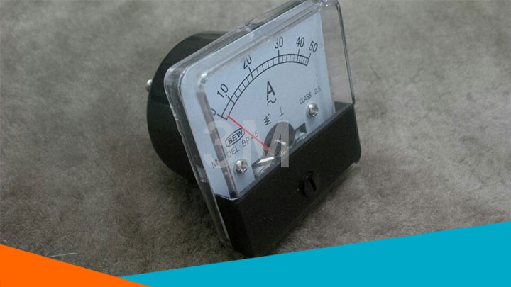 Đồng hồ Ampe kế xoay chiều BEW 5x5x3.5cm