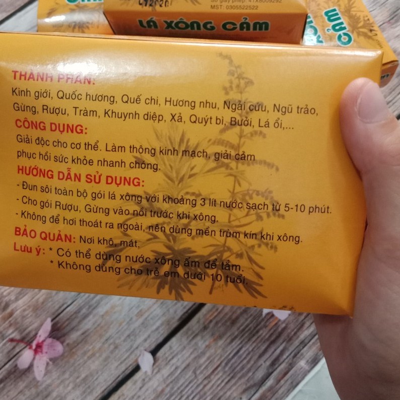 Combo 10 Gói Lá Xông Cảm Thuận Hiếu