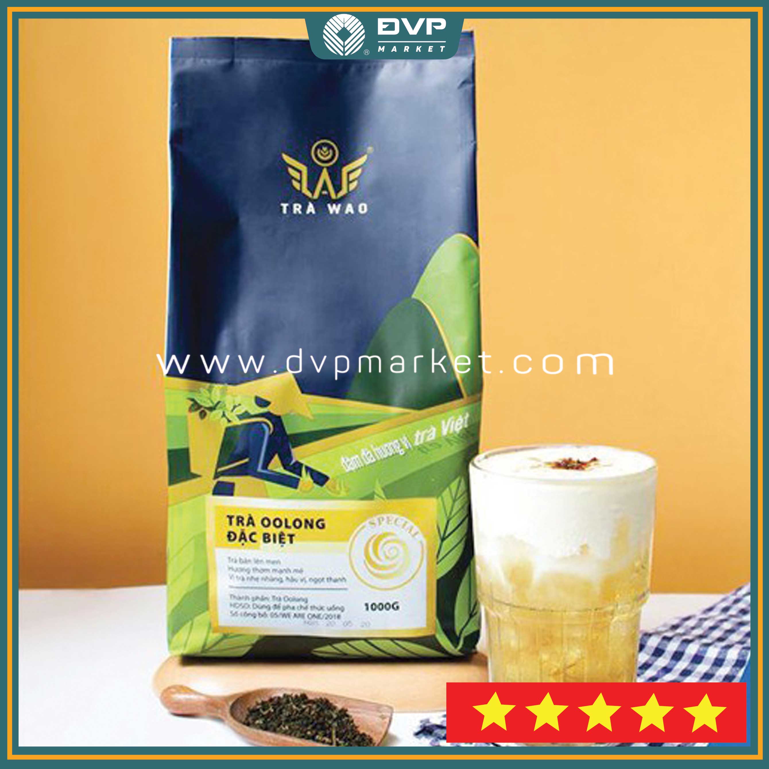 Trà WAO vị Olong đặc biệt gói 1kg