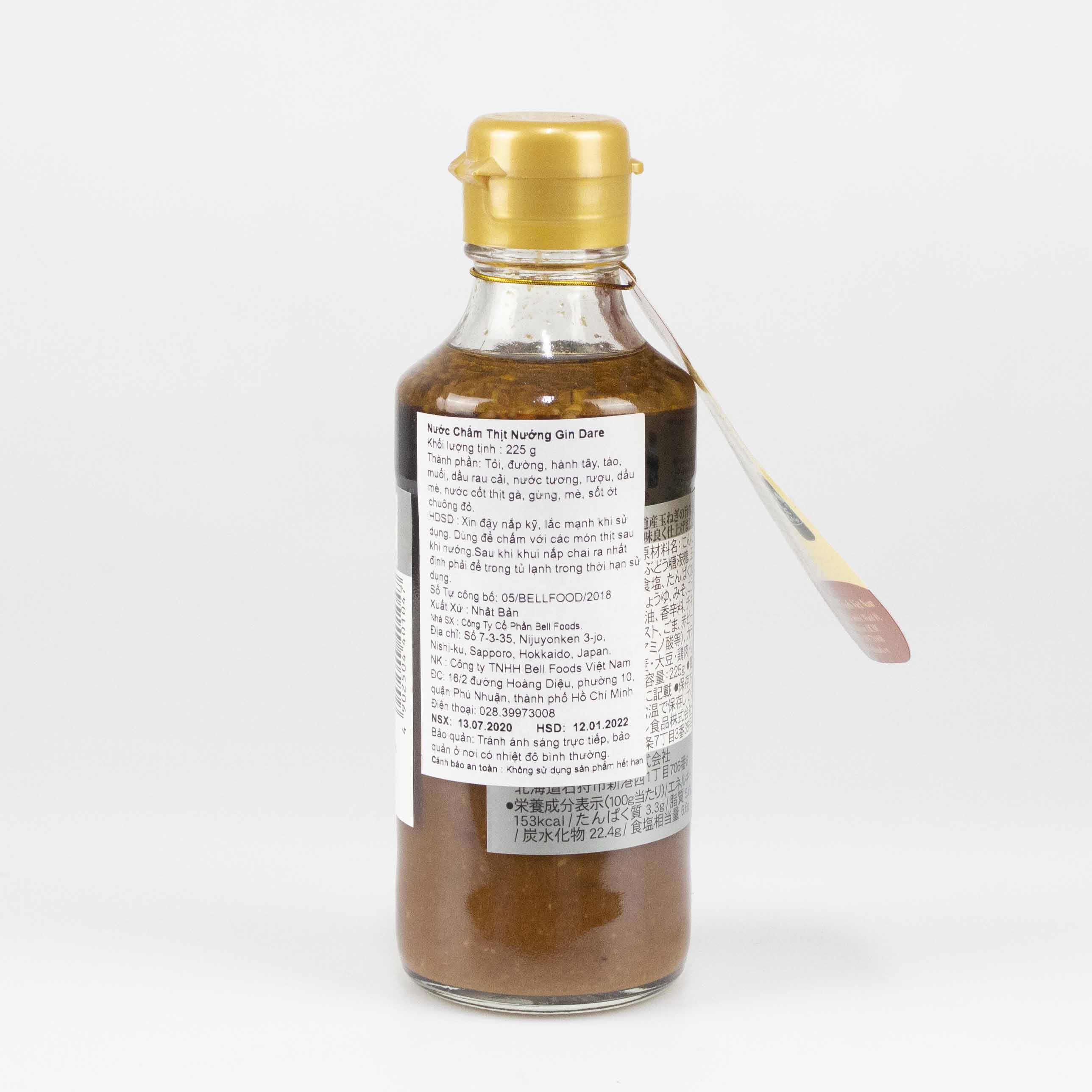Nước chấm thịt nướng Gin Dare 225g