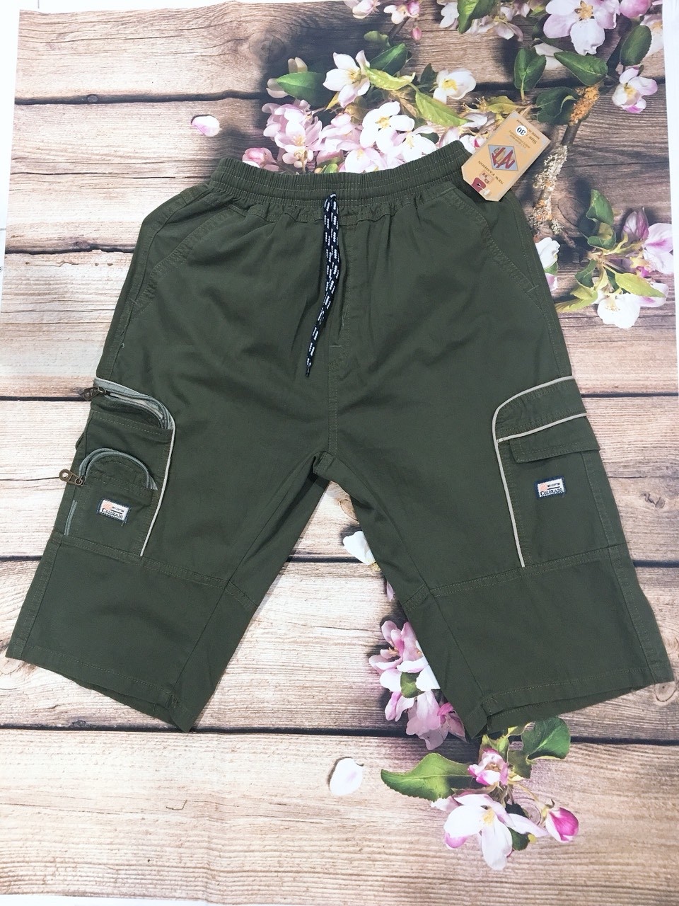 QUẦN SHORT KAKI NAM LƯNG THUN TRUNG NIÊN CAO CẤP ( 2321421)