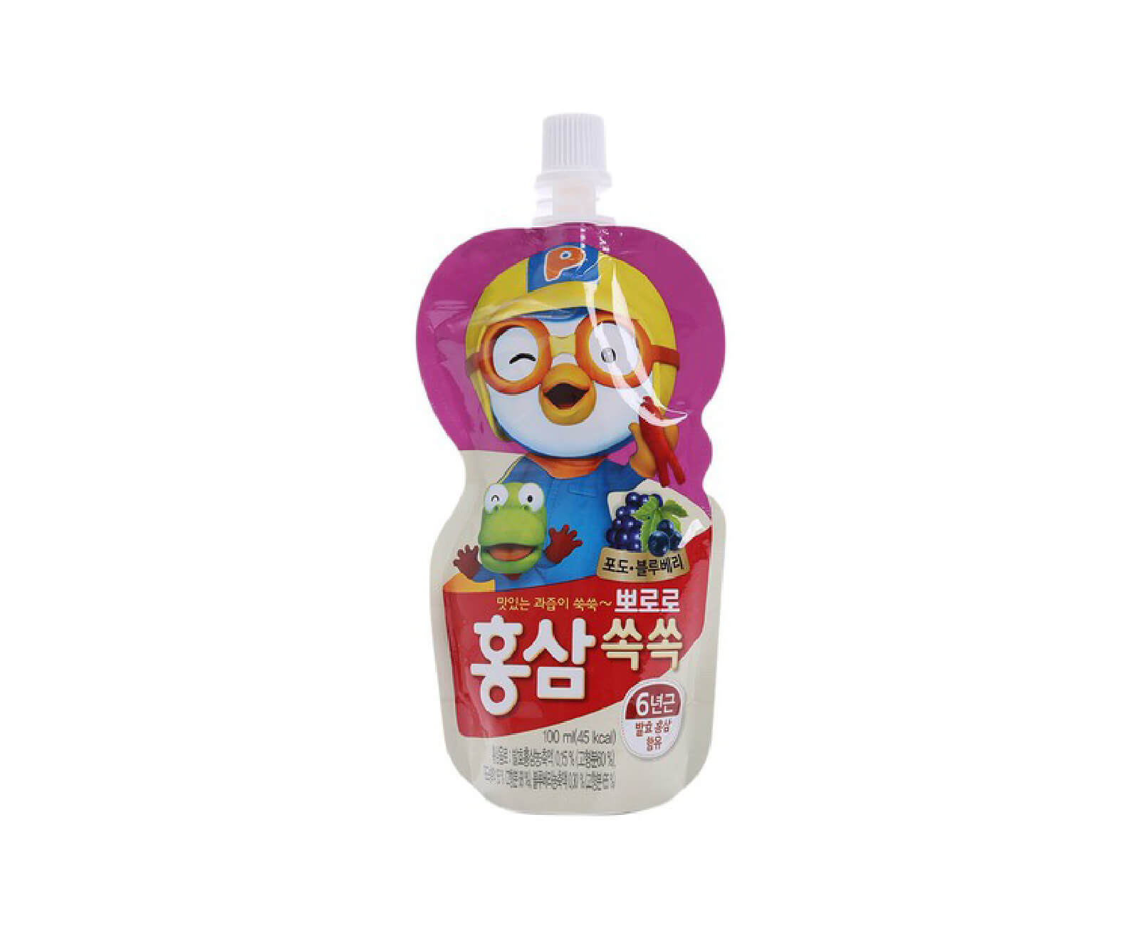 Nước hồng sâm hoa quả Pando pororo cho bé