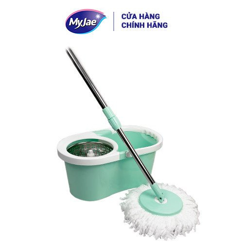 [FLASH SALE 07.05] Bộ Lau Nhà MyJae Sợi Microfiber Xoay 360 Độ Thông Minh, Lau Sạch Nhanh Khô 134cm