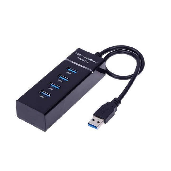 HCMBộ dây chia cổng 4 sạc USB đa năng Ổ căm điện 4 công USB HUB USB 3.0