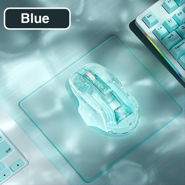 Aula SC518 Dual-Mode Wireless Mouse 2.4G/RGB Backlit Bluetooth Connection Gaming Mouse DPI Adjustable 6-Speed