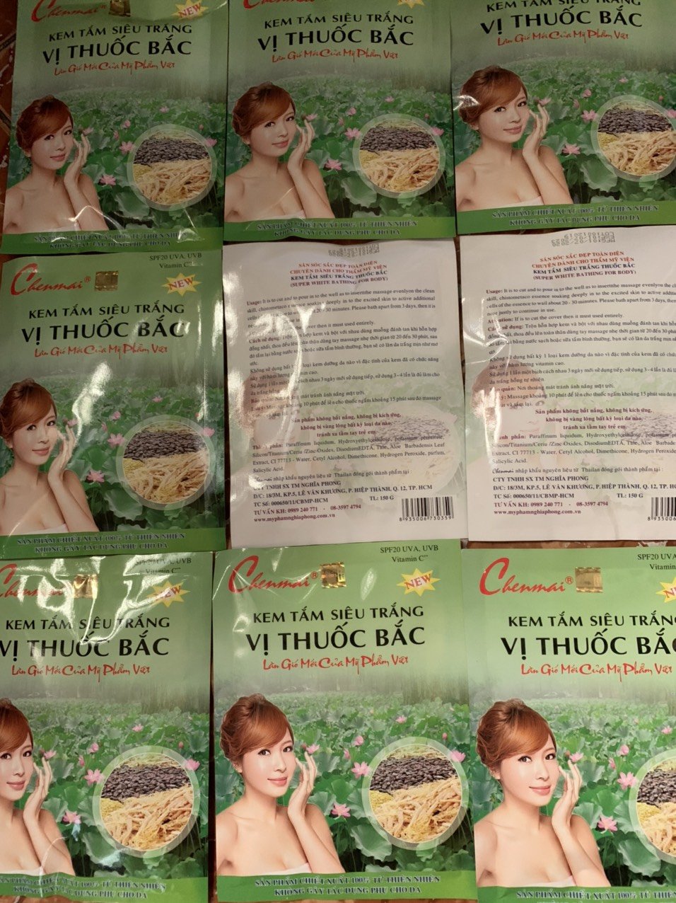 Tắm Trắng Chenmai T Bắc Siêu Trắng 150g