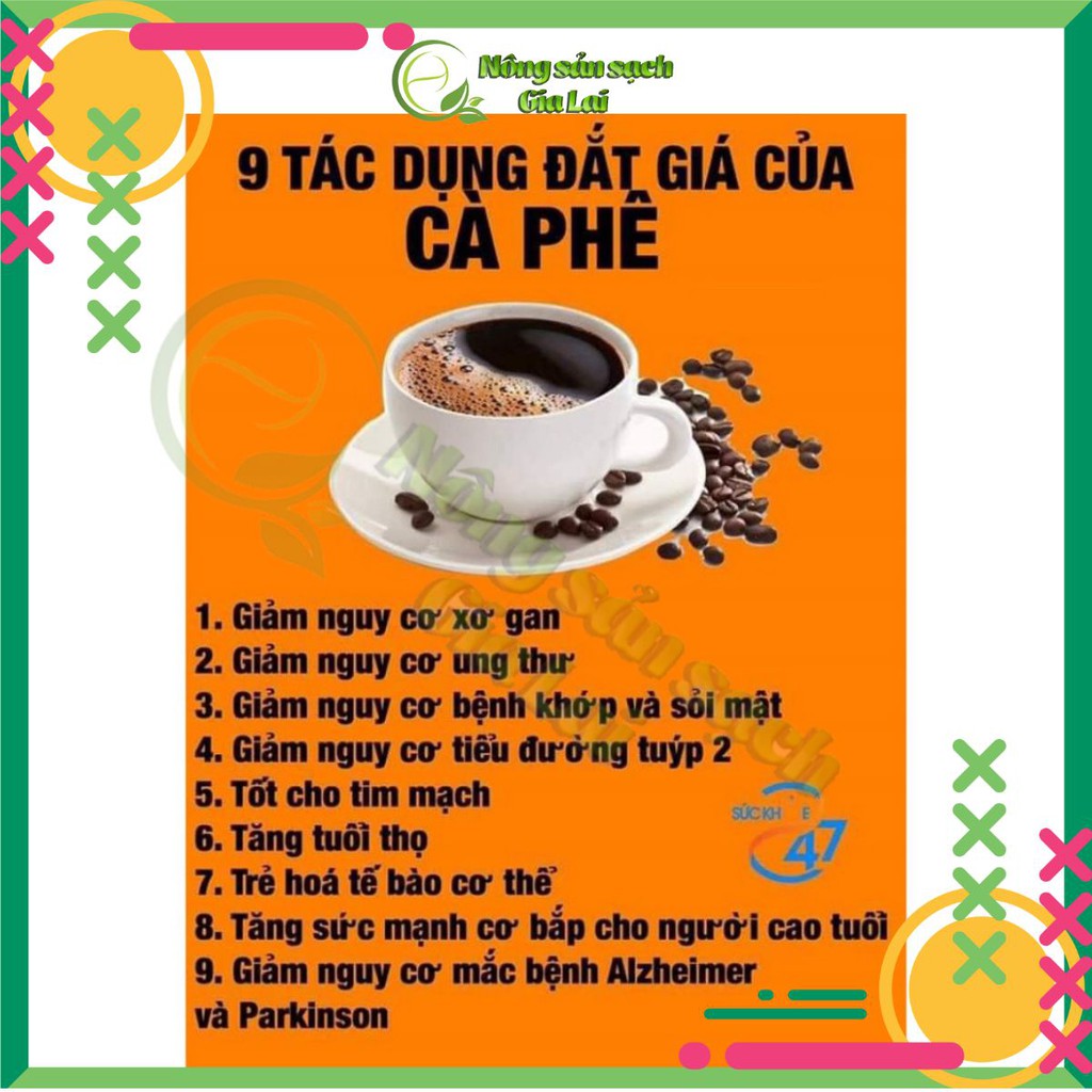 Cà phê bột, cà phê hạt nguyên chất sạch, ngon hàng chuẩn 1kg