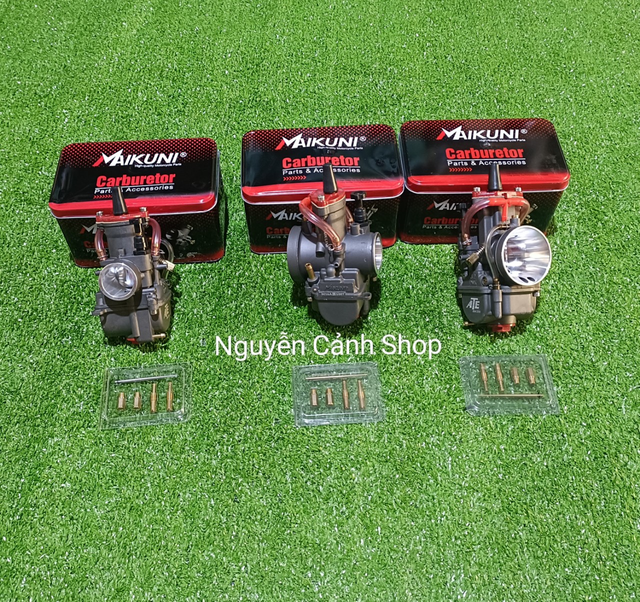 Bình xăng con maikuni họng 28-30-32mm ga dẹp