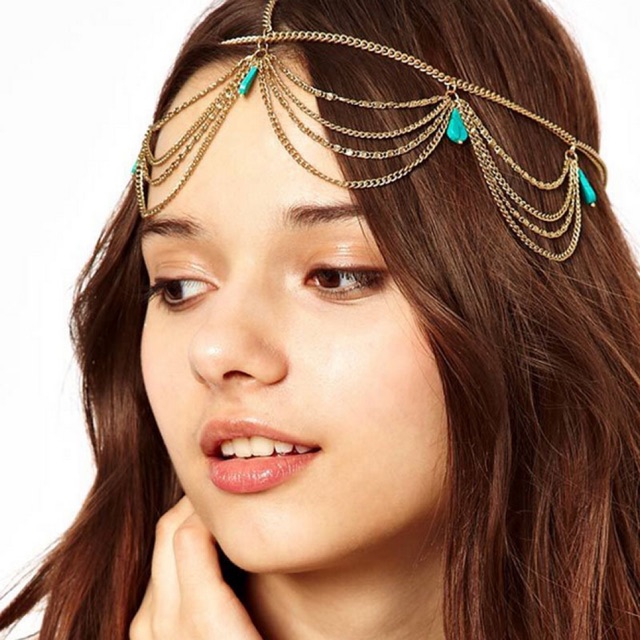[HCM][Mã FAGREEN55 giảm 10% đơn 99K] Bờm tóc bohemian - Vòng đội đầu boho - head chain boho style