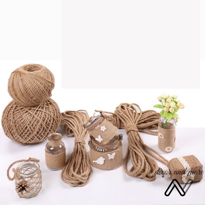 Lẻ cuộn 5m, 10m Dây thừng gai trang trí derco đẹp