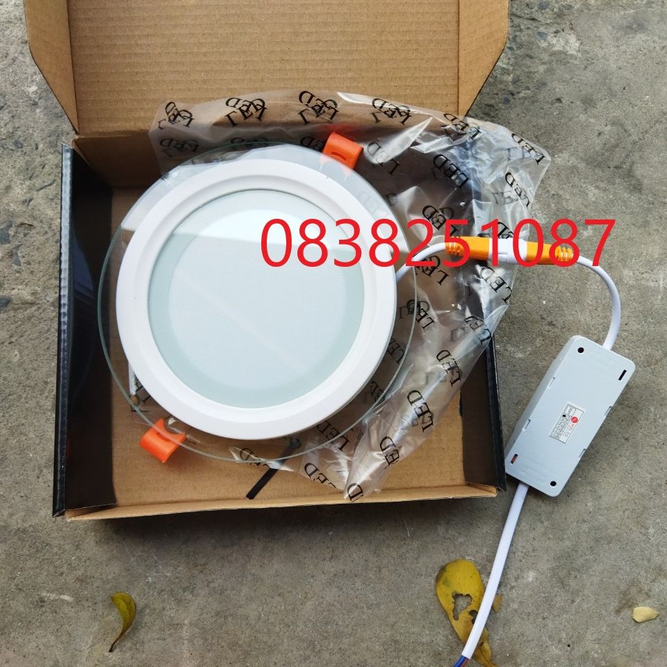 đèn led âm trần kính 12w