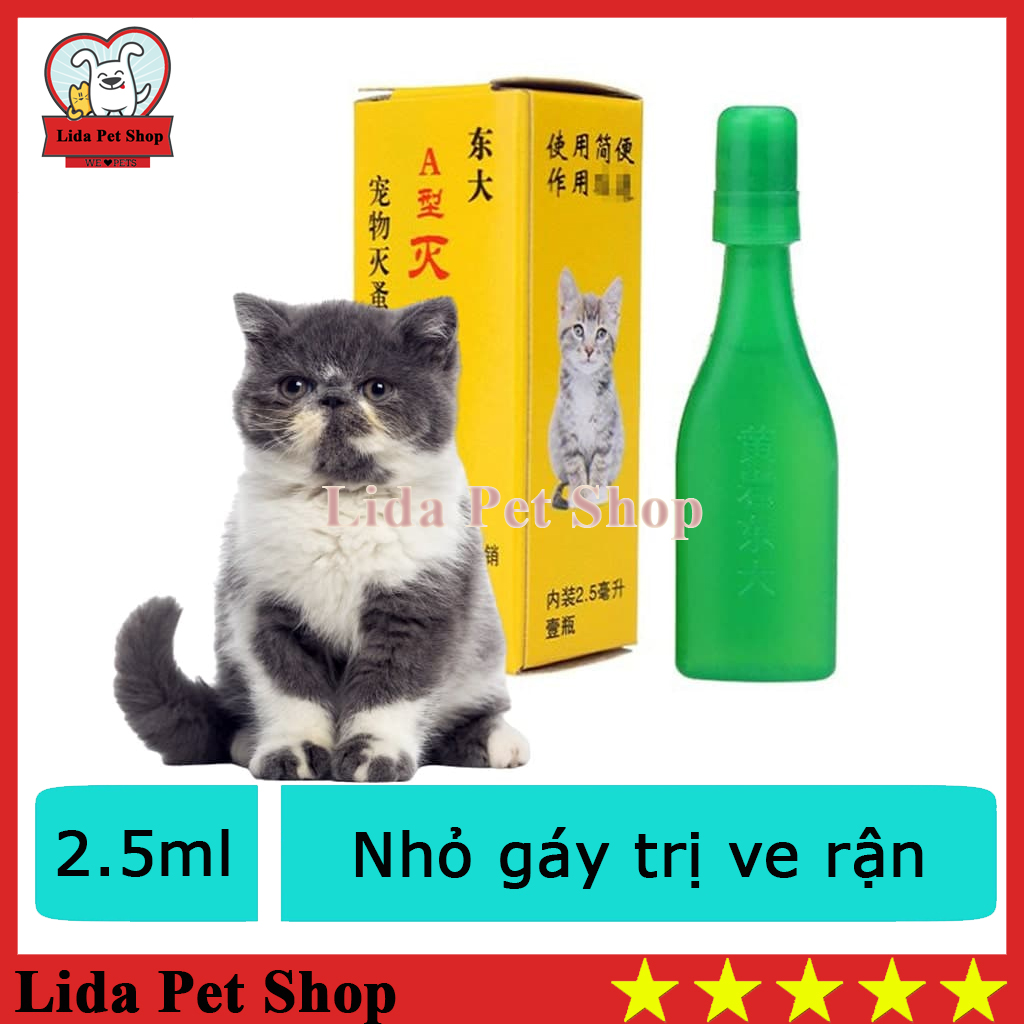 HN - Th uốc Nhỏ Gáy Trị Ve Rận Đài Loan - Lida Pet Shop