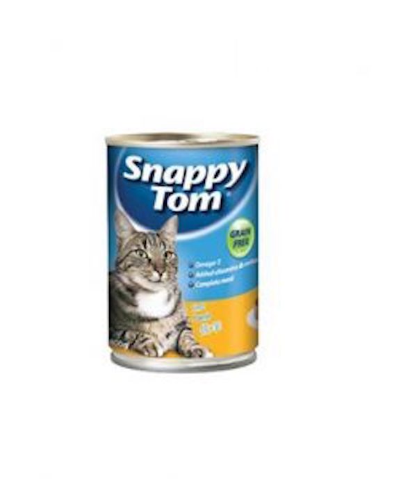 Pate Snappy Tom Grain Free cho mèo lon 400g