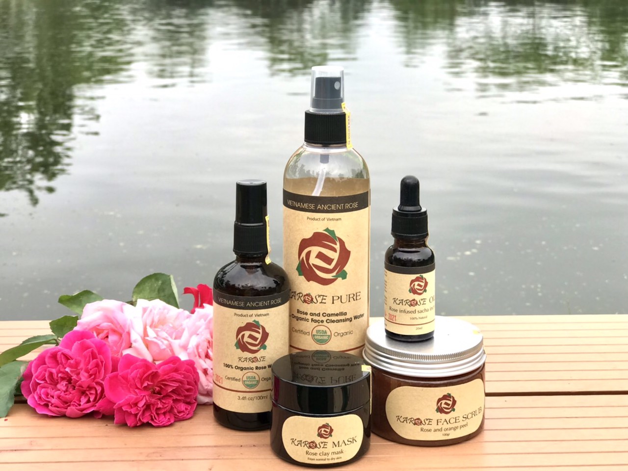 Nước cất hoa hồng Karose (toner) - USDA Organic
