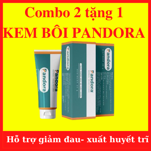 [HCM](Combo Mua 2 tặng 1) Kem Bôi Trĩ Pandora tuýp 20gr - Hỗ Trợ Co Búi Trĩ Táo Bón Cho Người Bệnh Trĩ- AN001
