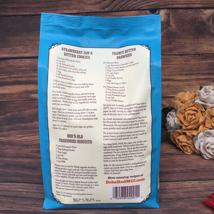 Bột Mì Đa Dụng Hữu Cơ Bob's Red Mill 2,27kg