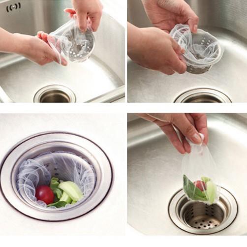 Túi lọc rác bồn rửa bát( sét 100 túi)
