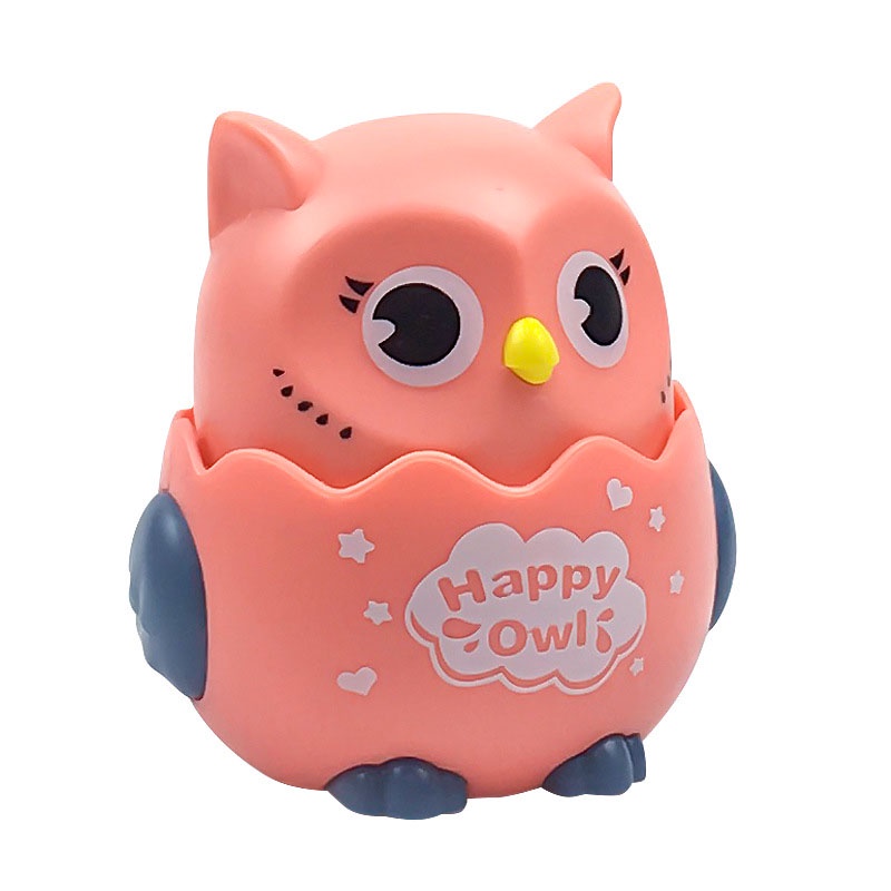 Đồ Chơi Hình Con Cú chạy cót ấn đầu là chạy Huy Toy Kids