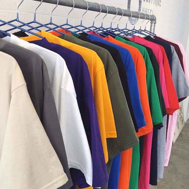 ÁO THUN TRƠN COTTON NHIỀU MÀU ( màu CAM )