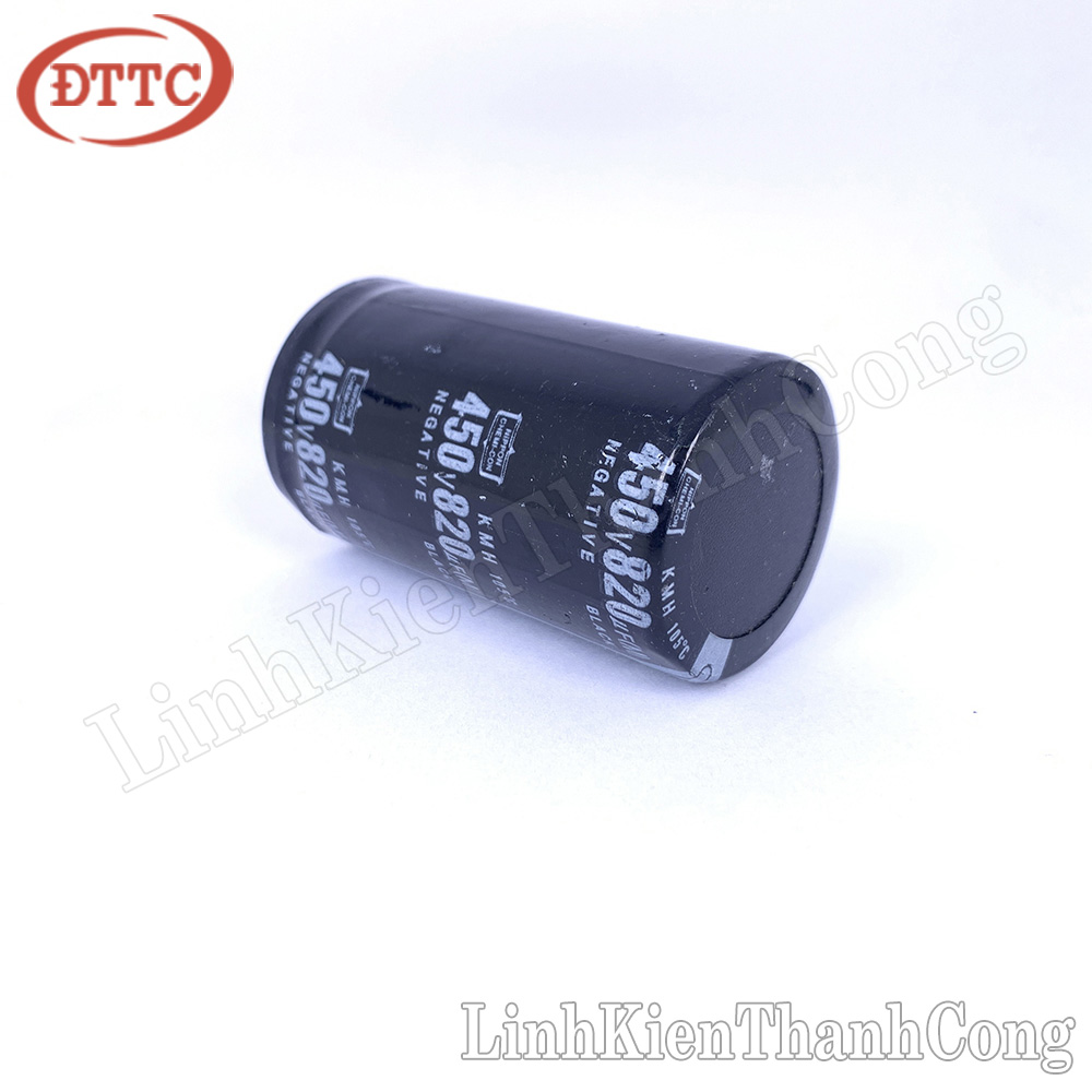 Tụ 820uF 450V Chân Cứng (35x60mm)