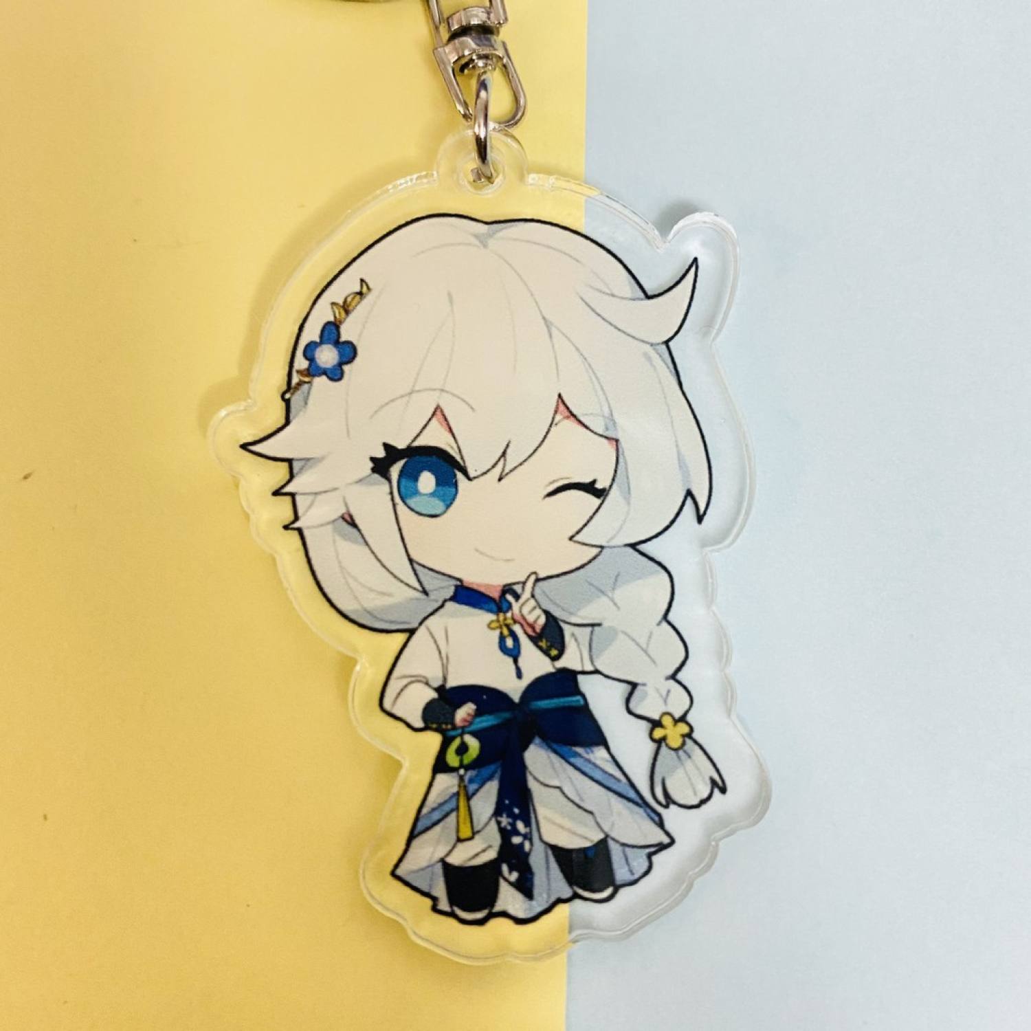 ( Mica trong acrylic ) Móc khóa anime HONKAI IMPACT ver HÁN PHỤC chibi anime