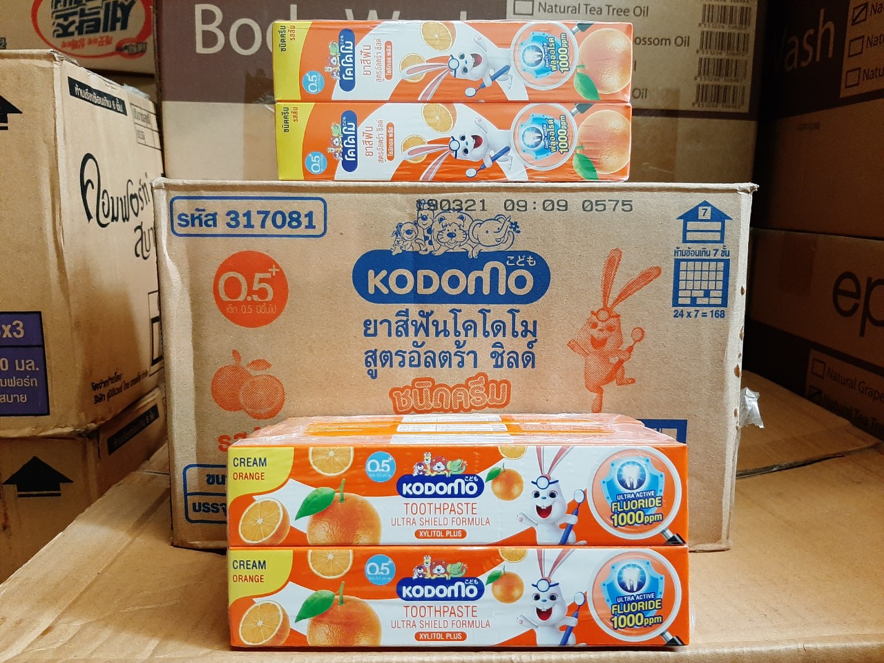 (KTT) Kem đánh răng trẻ em KODOMO 40 gr- Thái Lan