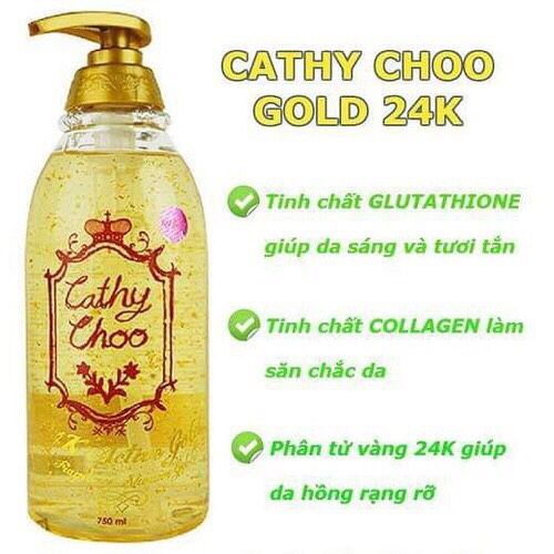 (HCM) Sữa tắm tinh chất vàng 24k Cathy Choo
